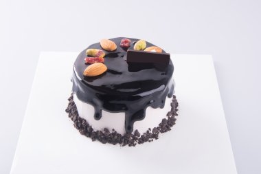 kek, pasta dondurma arka planda