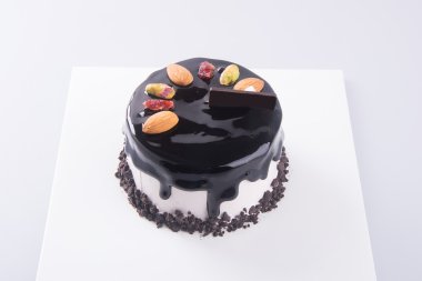 kek, pasta dondurma arka planda