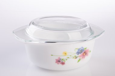 kase. Beyaz seramik kase yemek