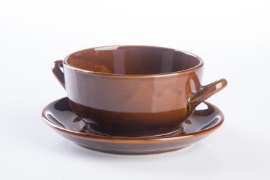 kase. arka planda çorba kasesi.