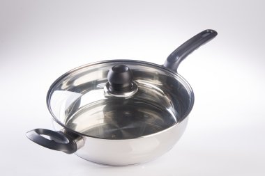 Pan. bir arka plan üzerinde tava