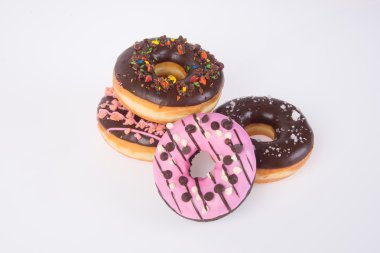 bir arka plan üzerinde çeşitli börekler çörekler