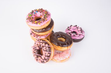 bir arka plan üzerinde çeşitli börekler çörekler