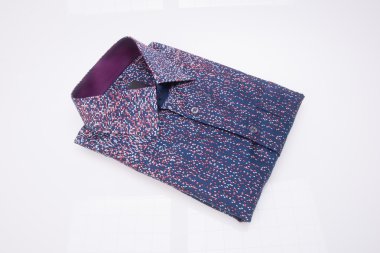 gömlek. bir arka plan üzerinde katlanmış erkek gömlek