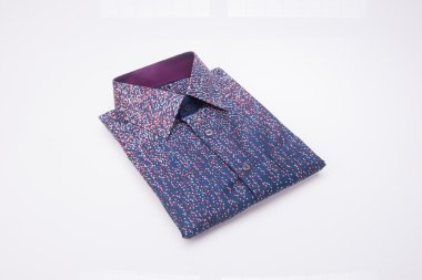 gömlek. bir arka plan üzerinde katlanmış erkek gömlek