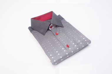 gömlek. bir arka plan üzerinde katlanmış erkek gömlek