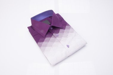 gömlek. bir arka plan üzerinde katlanmış erkek gömlek