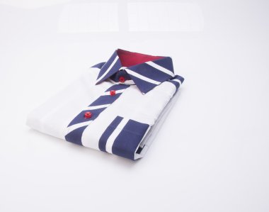 gömlek. bir arka plan üzerinde katlanmış erkek gömlek