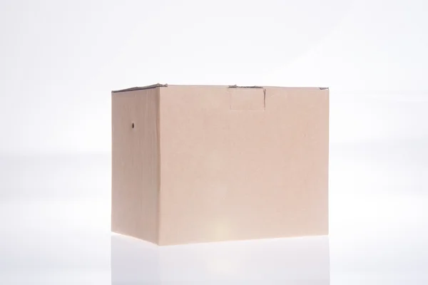 Box. cardboard box on the background — Stock Photo, Image