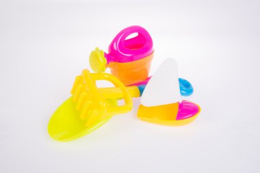 oyuncak. arka plandaki sahil bebek oyuncakları