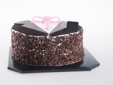 kek. zemin üzerine çikolatalı kek