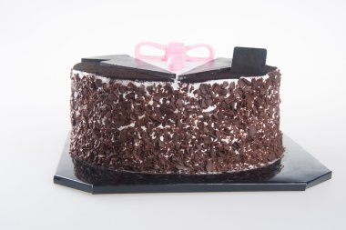 kek. zemin üzerine çikolatalı kek