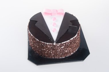 kek. zemin üzerine çikolatalı kek