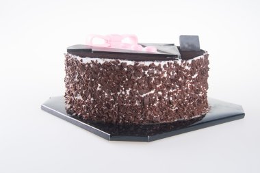 kek. zemin üzerine çikolatalı kek