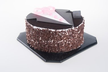 kek. zemin üzerine çikolatalı kek