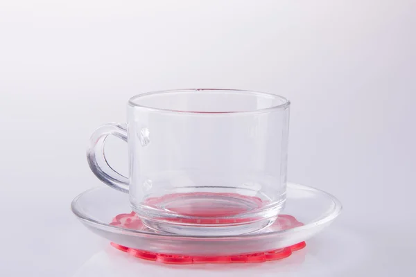 Glass or tea glass cup on a background. — Stock Photo, Image