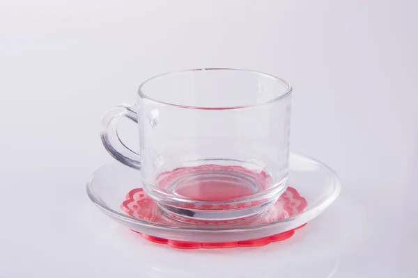 Glass or tea glass cup on a background. — Stock Photo, Image