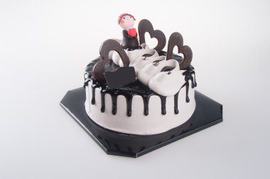 kek. zemin üzerine çikolatalı kek