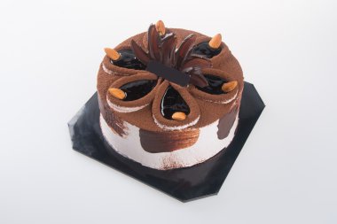 kek. zemin üzerine çikolatalı kek