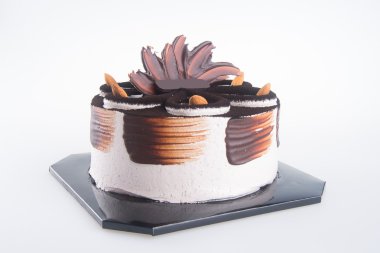 kek. zemin üzerine çikolatalı kek