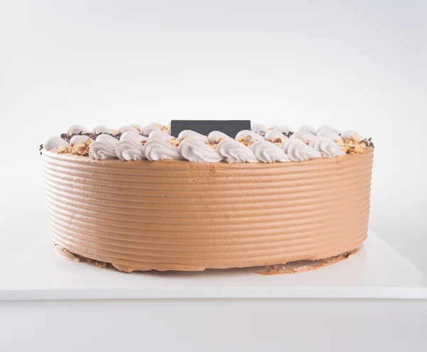 Torta. torte al cioccolato su sfondo — Foto Stock