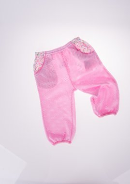 Arka planda izole çocuk pantolonu