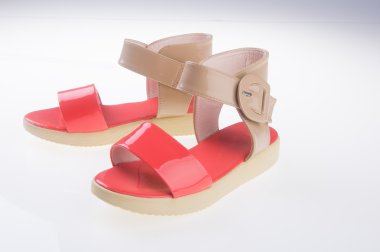 Ayakkabı. bir arka plan üzerinde çocuk ayakkabı