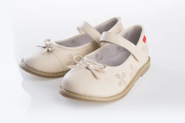 Cipő. a háttér gyermek cipő — Stock Fotó