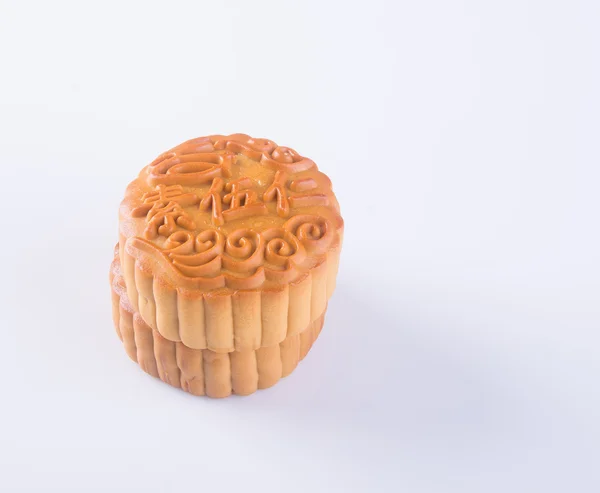 Mooncake, das chinesische Wort auf dem Mondkuchen ist kein Logo oder tra — Stockfoto