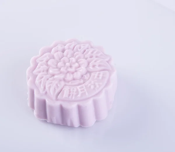 Mooncake, the Chinese words on the mooncake is not a logo or tra — Stock Photo, Image