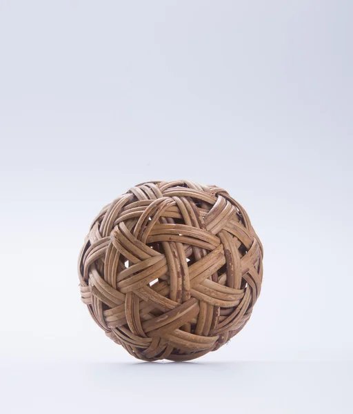 Ball. rattan ball on the background — Stock Photo, Image