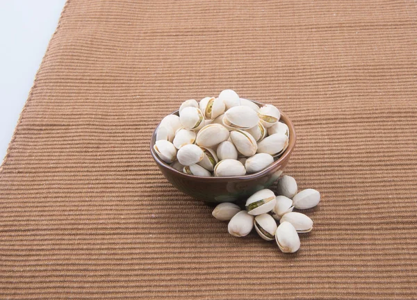 Nuts. pistachios on the background — Stock Photo, Image