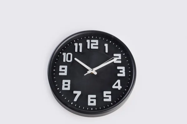 Clock or wall clock . wall clock on a background. — Stock Photo, Image