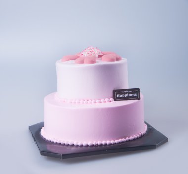 kek ya da anneler günü pastası bir arka plan üzerinde.