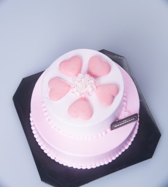 kek ya da anneler günü pastası bir arka plan üzerinde.