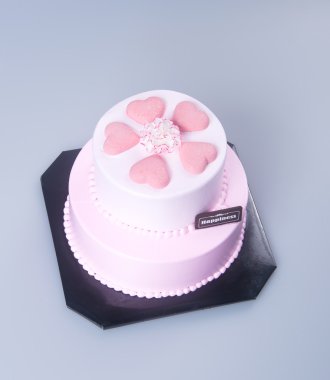 kek ya da anneler günü pastası bir arka plan üzerinde.