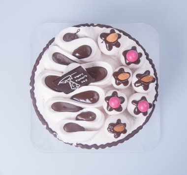 kek. mutlu Babalar günü pasta bir arka plan üzerinde.