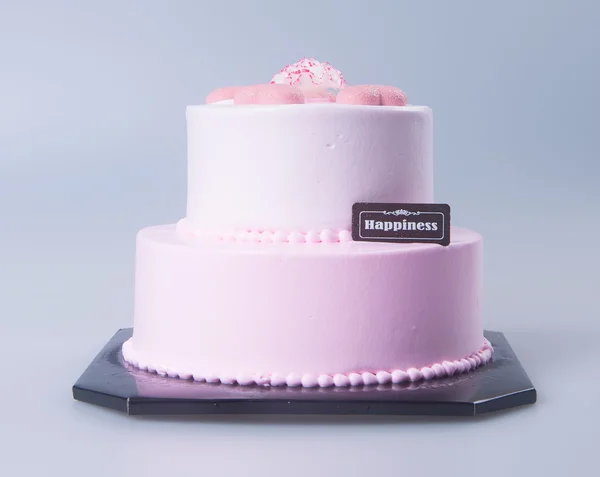 Torta o torta di giorno di madri su uno sfondo . — Foto Stock