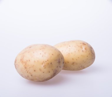 patates veya bir arka plan üzerinde organik patates.