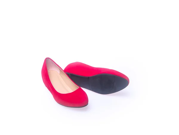 Chaussure. chaussures femme rouge et mode sur un fond . — Photo