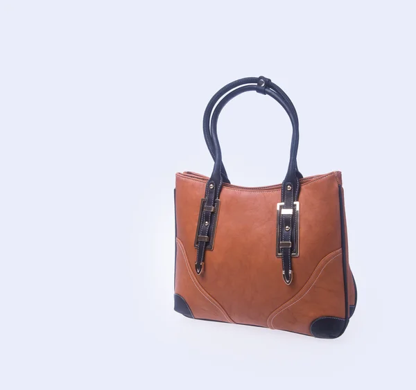 Bag. brown colour fashion woman bag on a background. — Stock Photo, Image