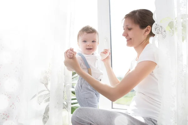 Child happiness and people concept - adorable baby — Stock Photo, Image