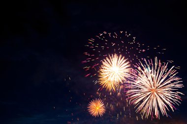 Fireworks uygulamasında gökyüzü alacakaranlık