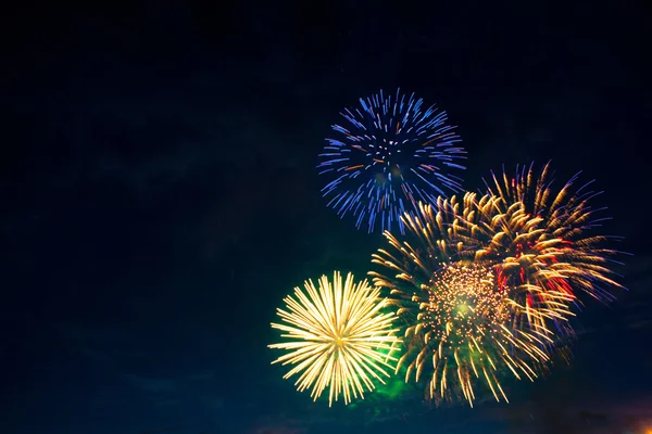 Beautiful holiday fireworks — Stock Photo, Image