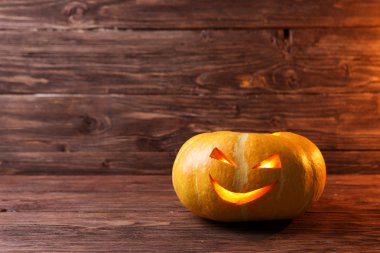 Jack O Fener. Bir Cadılar Bayramı Balkabağı.