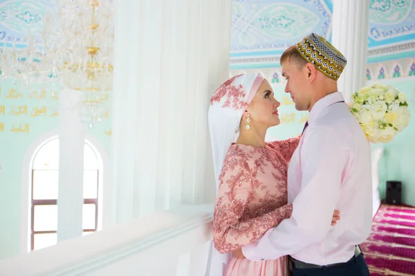 모스크에서 결혼식을 이슬람 이슬람교의 — 스톡 사진