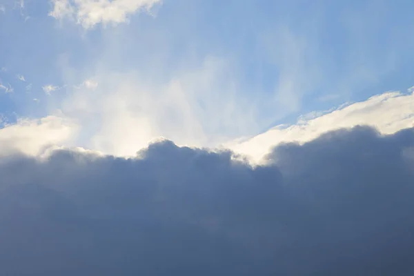 Nuvens Céu Dramáticas Fundo — Fotografia de Stock