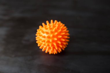 Roman Coronavirus 2019-nCoV koyu arkaplanda metin için kopyalama alanı. Virüs Salgını Koruma Konsepti