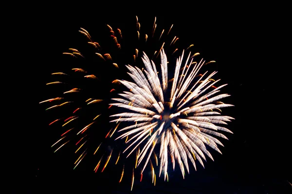 Celebración Fuegos Artificiales Para Julio —  Fotos de Stock