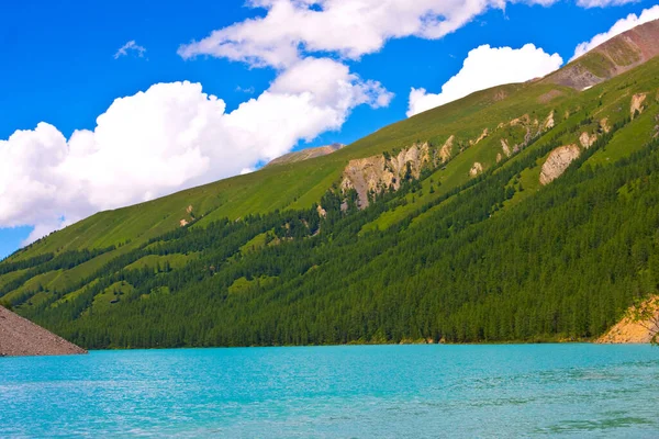 Mountains Lake Nature Background — Stock Photo, Image